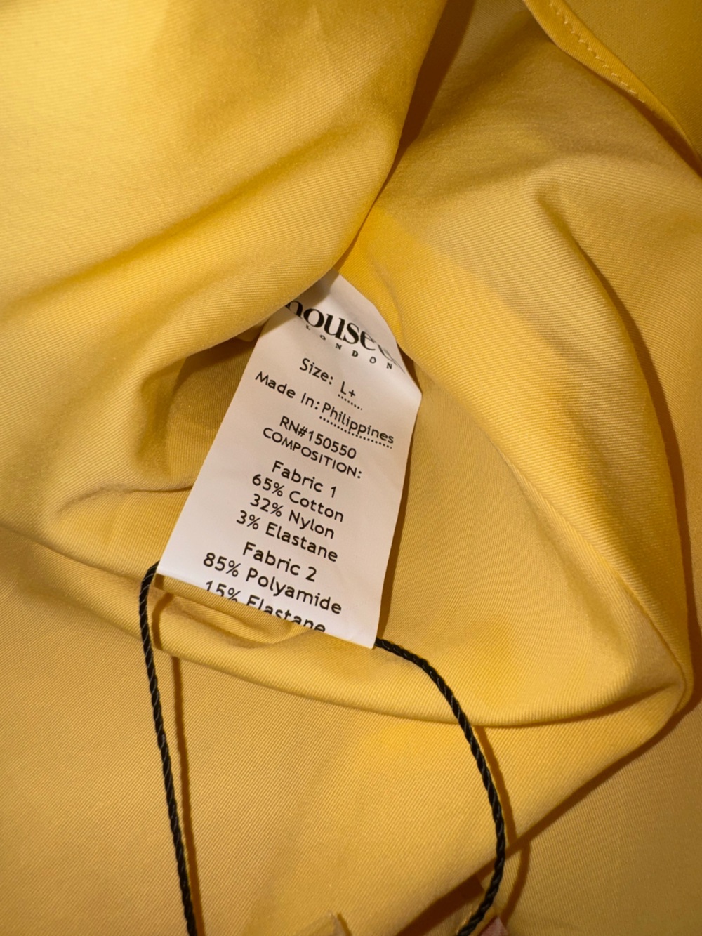 NEW House Of CB Tatiana Butter Yellow Floral Print Midi Sundress Sz XL L+ - Picture 10 of 12